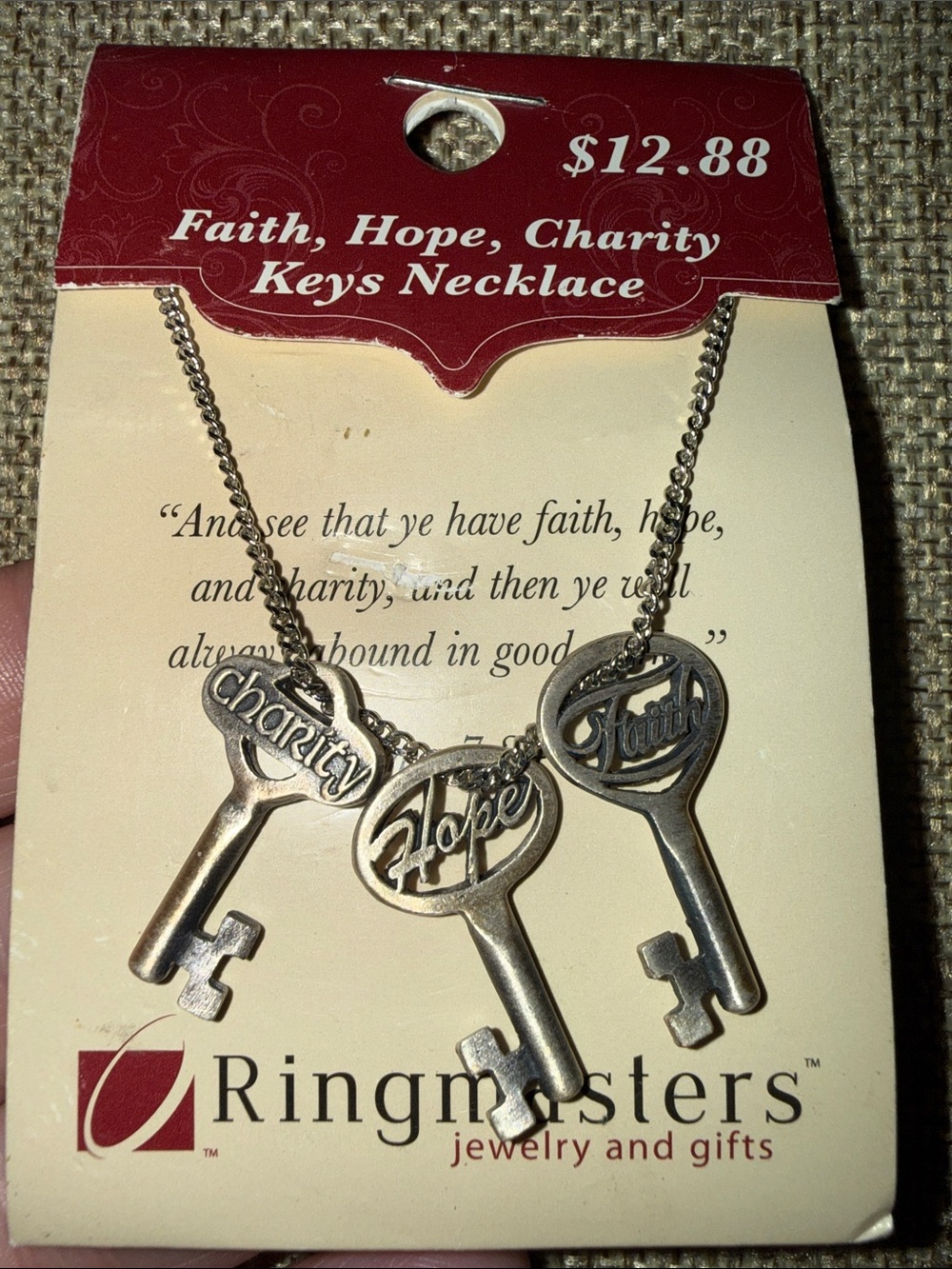 5/$25 Triple key necklace set